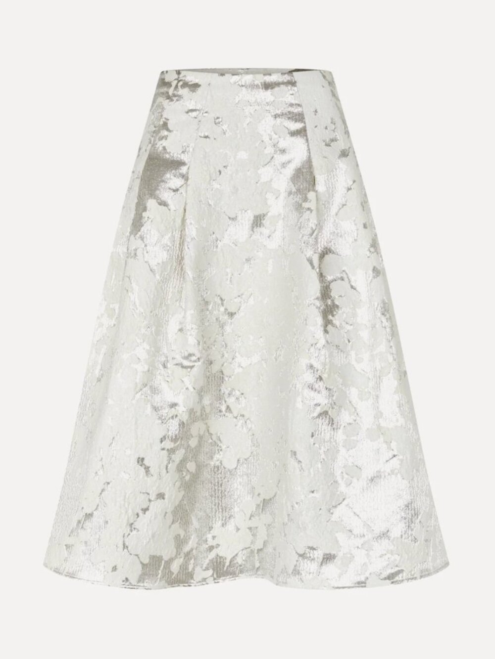Stine Goya Lurex Midi Skirt in Metallic, size Small.